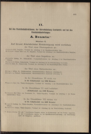 Verordnungs- und Anzeige-Blatt der k.k. General-Direction der österr. Staatsbahnen 19061222 Seite: 5