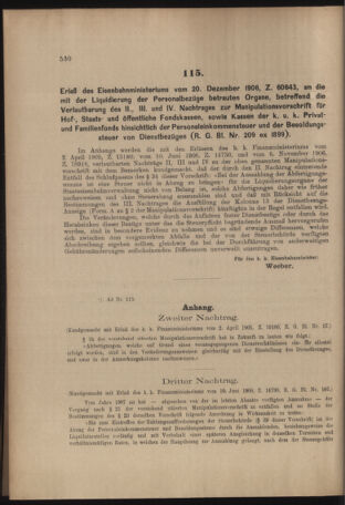 Verordnungs- und Anzeige-Blatt der k.k. General-Direction der österr. Staatsbahnen 19061229 Seite: 4