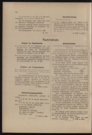 Verordnungs- und Anzeige-Blatt der k.k. General-Direction der österr. Staatsbahnen 19070105 Seite: 2