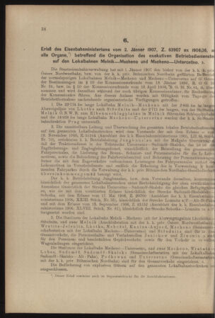 Verordnungs- und Anzeige-Blatt der k.k. General-Direction der österr. Staatsbahnen 19070112 Seite: 2