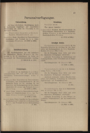 Verordnungs- und Anzeige-Blatt der k.k. General-Direction der österr. Staatsbahnen 19070112 Seite: 7