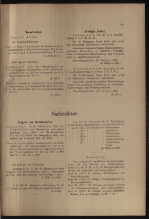 Verordnungs- und Anzeige-Blatt der k.k. General-Direction der österr. Staatsbahnen 19070119 Seite: 3