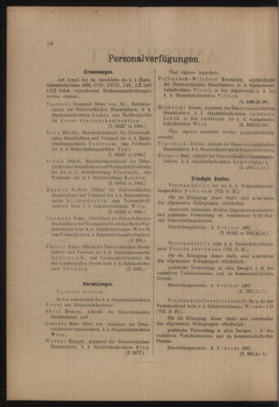 Verordnungs- und Anzeige-Blatt der k.k. General-Direction der österr. Staatsbahnen 19070126 Seite: 2