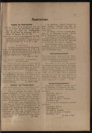 Verordnungs- und Anzeige-Blatt der k.k. General-Direction der österr. Staatsbahnen 19070126 Seite: 3