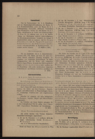 Verordnungs- und Anzeige-Blatt der k.k. General-Direction der österr. Staatsbahnen 19070126 Seite: 4