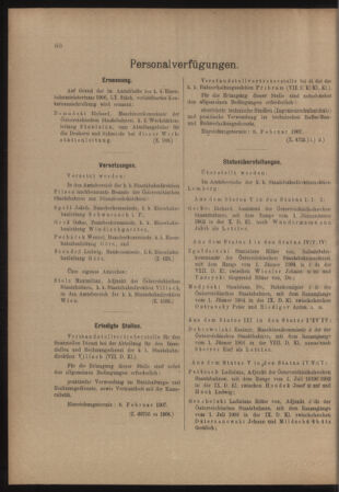 Verordnungs- und Anzeige-Blatt der k.k. General-Direction der österr. Staatsbahnen 19070201 Seite: 2