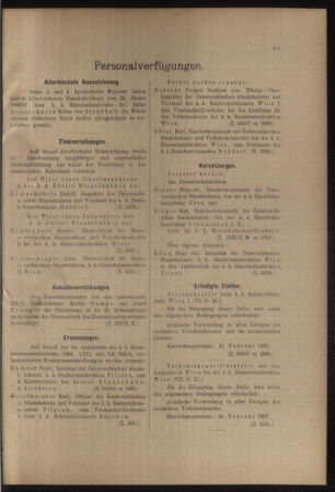 Verordnungs- und Anzeige-Blatt der k.k. General-Direction der österr. Staatsbahnen 19070209 Seite: 3