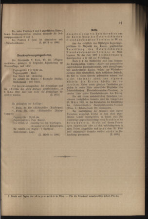 Verordnungs- und Anzeige-Blatt der k.k. General-Direction der österr. Staatsbahnen 19070209 Seite: 5