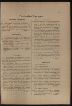 Verordnungs- und Anzeige-Blatt der k.k. General-Direction der österr. Staatsbahnen 19070216 Seite: 3