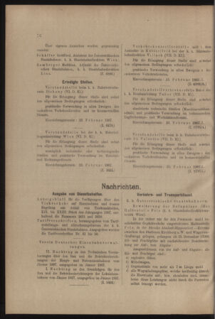 Verordnungs- und Anzeige-Blatt der k.k. General-Direction der österr. Staatsbahnen 19070216 Seite: 4