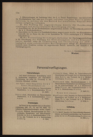 Verordnungs- und Anzeige-Blatt der k.k. General-Direction der österr. Staatsbahnen 19070309 Seite: 2