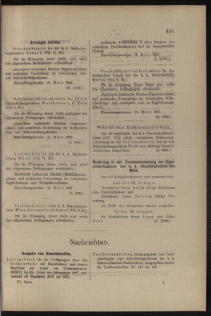 Verordnungs- und Anzeige-Blatt der k.k. General-Direction der österr. Staatsbahnen 19070316 Seite: 5