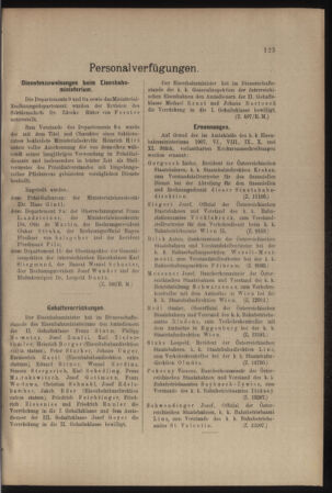 Verordnungs- und Anzeige-Blatt der k.k. General-Direction der österr. Staatsbahnen 19070330 Seite: 5