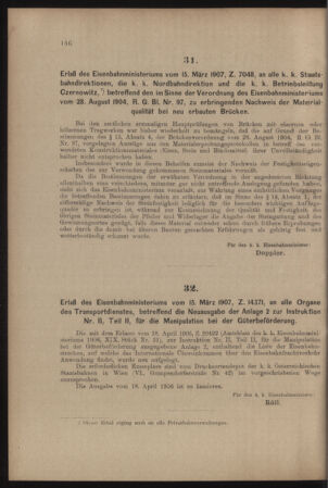 Verordnungs- und Anzeige-Blatt der k.k. General-Direction der österr. Staatsbahnen 19070406 Seite: 2