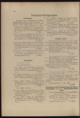 Verordnungs- und Anzeige-Blatt der k.k. General-Direction der österr. Staatsbahnen 19070427 Seite: 2