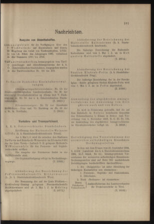 Verordnungs- und Anzeige-Blatt der k.k. General-Direction der österr. Staatsbahnen 19070427 Seite: 3