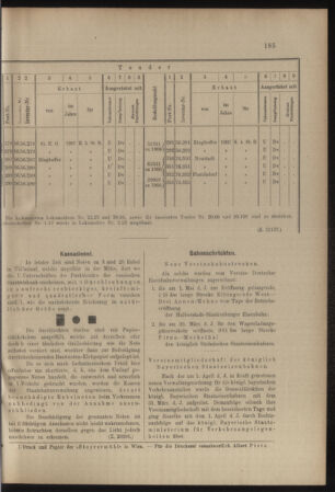 Verordnungs- und Anzeige-Blatt der k.k. General-Direction der österr. Staatsbahnen 19070427 Seite: 7