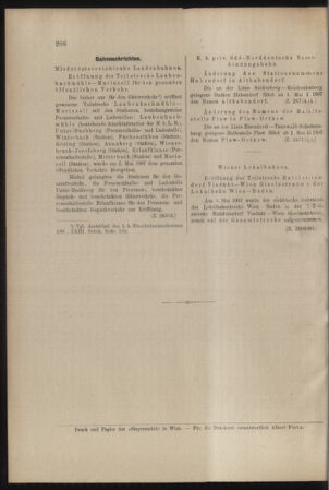 Verordnungs- und Anzeige-Blatt der k.k. General-Direction der österr. Staatsbahnen 19070511 Seite: 6