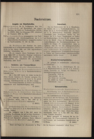 Verordnungs- und Anzeige-Blatt der k.k. General-Direction der österr. Staatsbahnen 19070518 Seite: 5