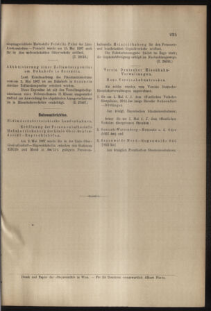 Verordnungs- und Anzeige-Blatt der k.k. General-Direction der österr. Staatsbahnen 19070601 Seite: 5