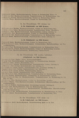 Verordnungs- und Anzeige-Blatt der k.k. General-Direction der österr. Staatsbahnen 19070701 Seite: 13