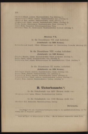 Verordnungs- und Anzeige-Blatt der k.k. General-Direction der österr. Staatsbahnen 19070701 Seite: 26