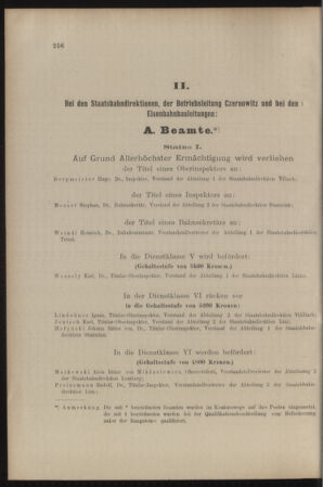 Verordnungs- und Anzeige-Blatt der k.k. General-Direction der österr. Staatsbahnen 19070701 Seite: 6