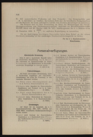 Verordnungs- und Anzeige-Blatt der k.k. General-Direction der österr. Staatsbahnen 19070720 Seite: 2