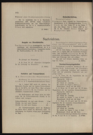 Verordnungs- und Anzeige-Blatt der k.k. General-Direction der österr. Staatsbahnen 19070803 Seite: 12