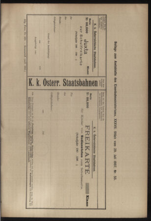 Verordnungs- und Anzeige-Blatt der k.k. General-Direction der österr. Staatsbahnen 19070803 Seite: 9