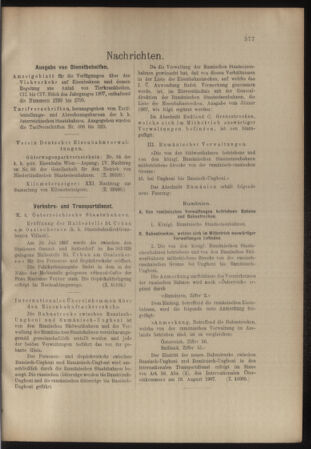 Verordnungs- und Anzeige-Blatt der k.k. General-Direction der österr. Staatsbahnen 19070810 Seite: 3