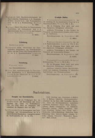 Verordnungs- und Anzeige-Blatt der k.k. General-Direction der österr. Staatsbahnen 19070907 Seite: 3