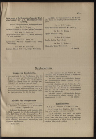 Verordnungs- und Anzeige-Blatt der k.k. General-Direction der österr. Staatsbahnen 19070921 Seite: 9