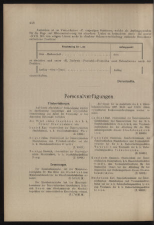 Verordnungs- und Anzeige-Blatt der k.k. General-Direction der österr. Staatsbahnen 19071019 Seite: 4