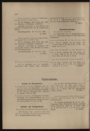 Verordnungs- und Anzeige-Blatt der k.k. General-Direction der österr. Staatsbahnen 19071019 Seite: 6