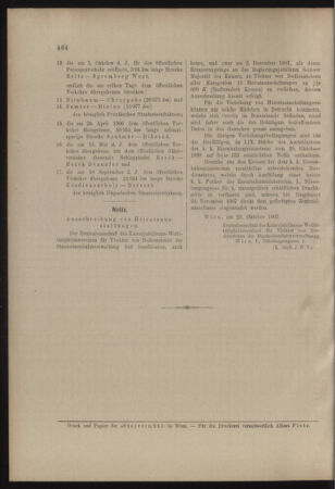 Verordnungs- und Anzeige-Blatt der k.k. General-Direction der österr. Staatsbahnen 19071026 Seite: 10