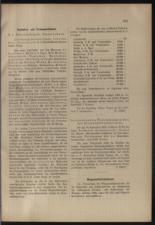 Verordnungs- und Anzeige-Blatt der k.k. General-Direction der österr. Staatsbahnen 19071102 Seite: 11