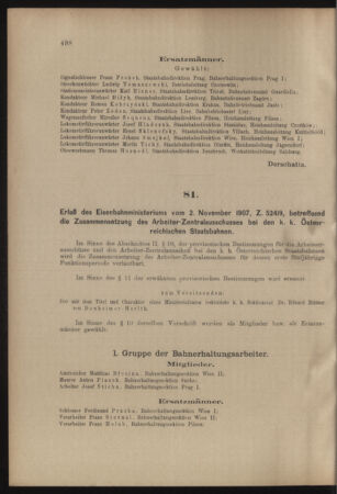 Verordnungs- und Anzeige-Blatt der k.k. General-Direction der österr. Staatsbahnen 19071102 Seite: 4