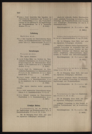 Verordnungs- und Anzeige-Blatt der k.k. General-Direction der österr. Staatsbahnen 19071109 Seite: 2