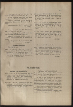 Verordnungs- und Anzeige-Blatt der k.k. General-Direction der österr. Staatsbahnen 19071109 Seite: 3