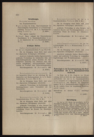 Verordnungs- und Anzeige-Blatt der k.k. General-Direction der österr. Staatsbahnen 19071116 Seite: 2