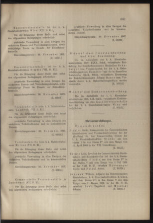 Verordnungs- und Anzeige-Blatt der k.k. General-Direction der österr. Staatsbahnen 19071123 Seite: 3