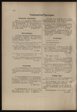 Verordnungs- und Anzeige-Blatt der k.k. General-Direction der österr. Staatsbahnen 19071207 Seite: 2