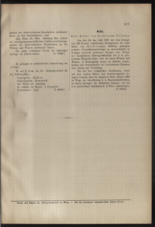 Verordnungs- und Anzeige-Blatt der k.k. General-Direction der österr. Staatsbahnen 19071207 Seite: 5