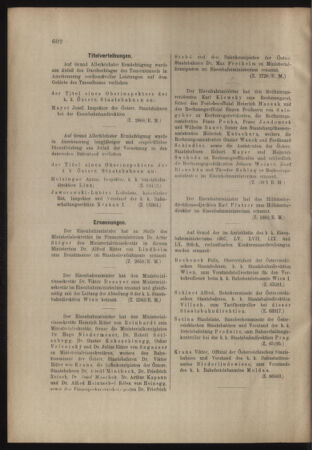 Verordnungs- und Anzeige-Blatt der k.k. General-Direction der österr. Staatsbahnen 19071231 Seite: 8