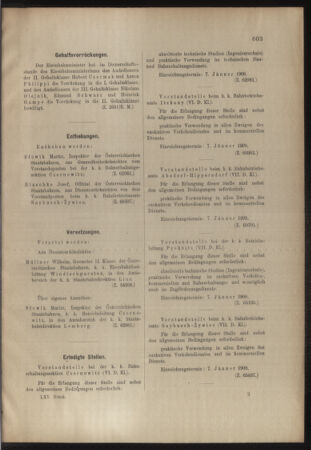 Verordnungs- und Anzeige-Blatt der k.k. General-Direction der österr. Staatsbahnen 19071231 Seite: 9