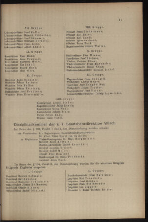 Verordnungs- und Anzeige-Blatt der k.k. General-Direction der österr. Staatsbahnen 19080104 Seite: 11