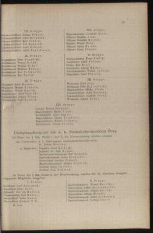 Verordnungs- und Anzeige-Blatt der k.k. General-Direction der österr. Staatsbahnen 19080104 Seite: 15