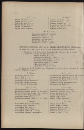 Verordnungs- und Anzeige-Blatt der k.k. General-Direction der österr. Staatsbahnen 19080104 Seite: 18