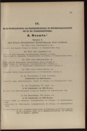 Verordnungs- und Anzeige-Blatt der k.k. General-Direction der österr. Staatsbahnen 19080104 Seite: 29